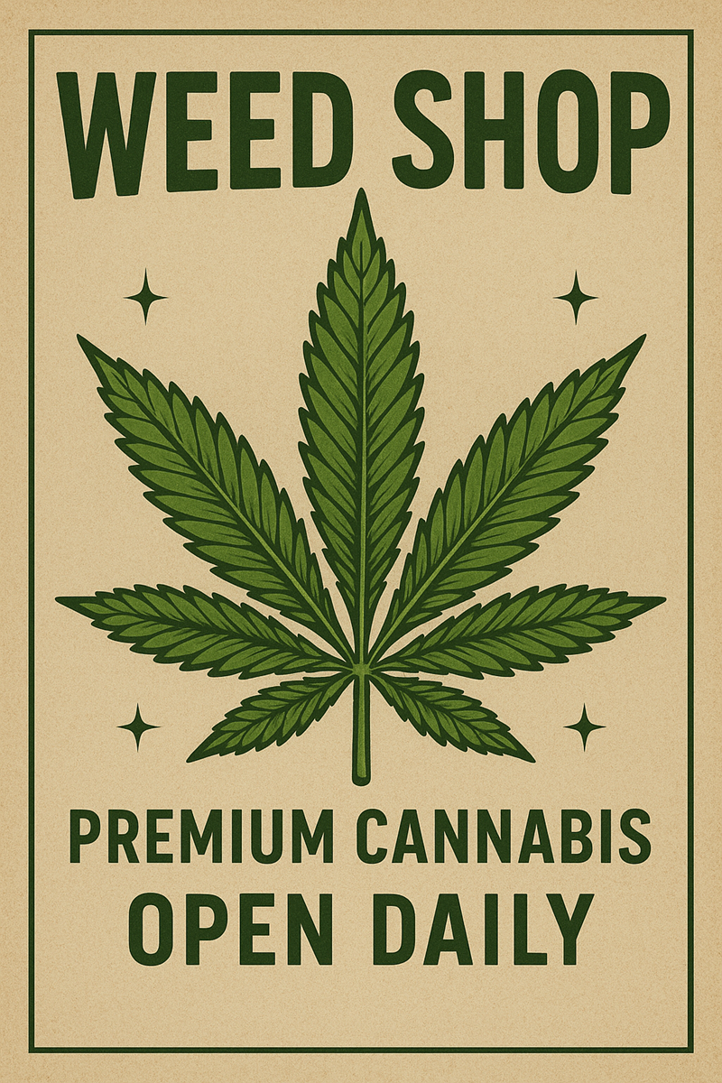weed reclame